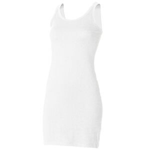 Skinni Fit Womens/Ladies Tank Dress / White